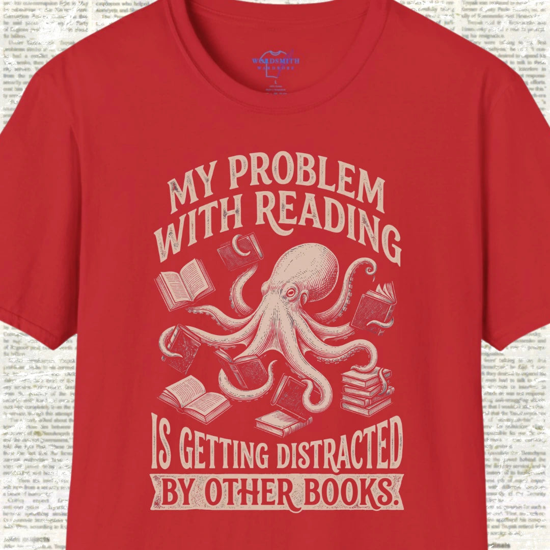 My Problem with Reading T-Shirt - Red