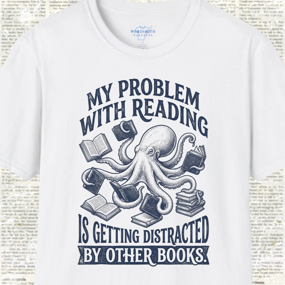 My Problem with Reading T-Shirt - White