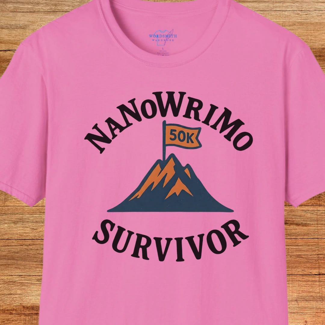 NaNoWriMo Survivor Shirt - Azalea