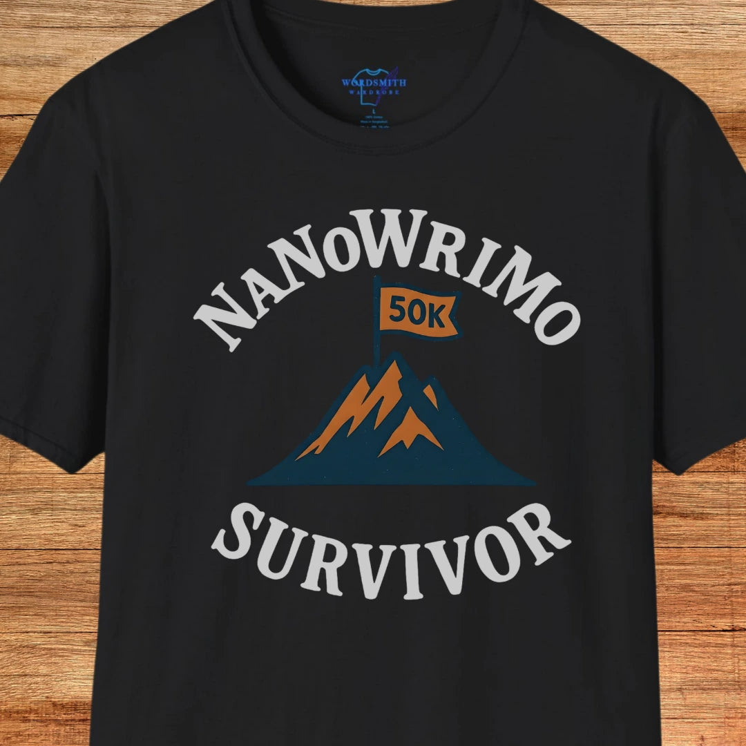 NaNoWriMo Survivor Shirt - Black