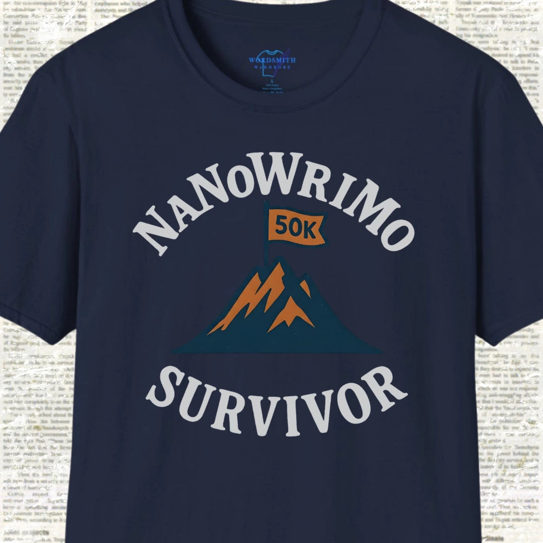 NaNoWriMo Survivor Shirt - Navy