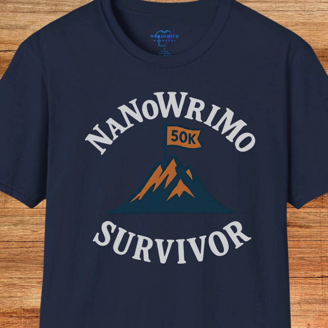 NaNoWriMo Survivor Shirt - Navy