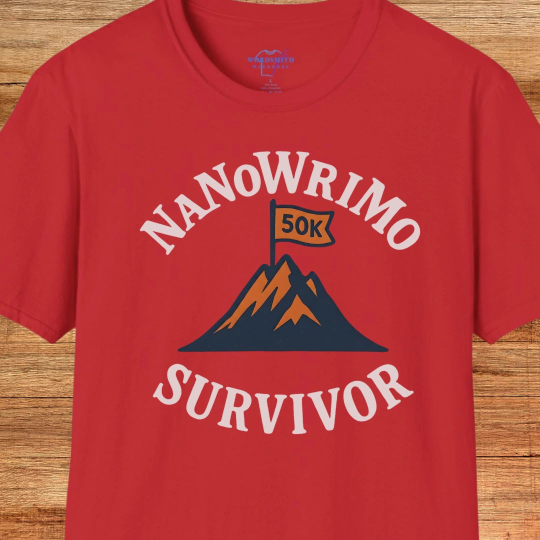 NaNoWriMo Survivor Shirt - Red