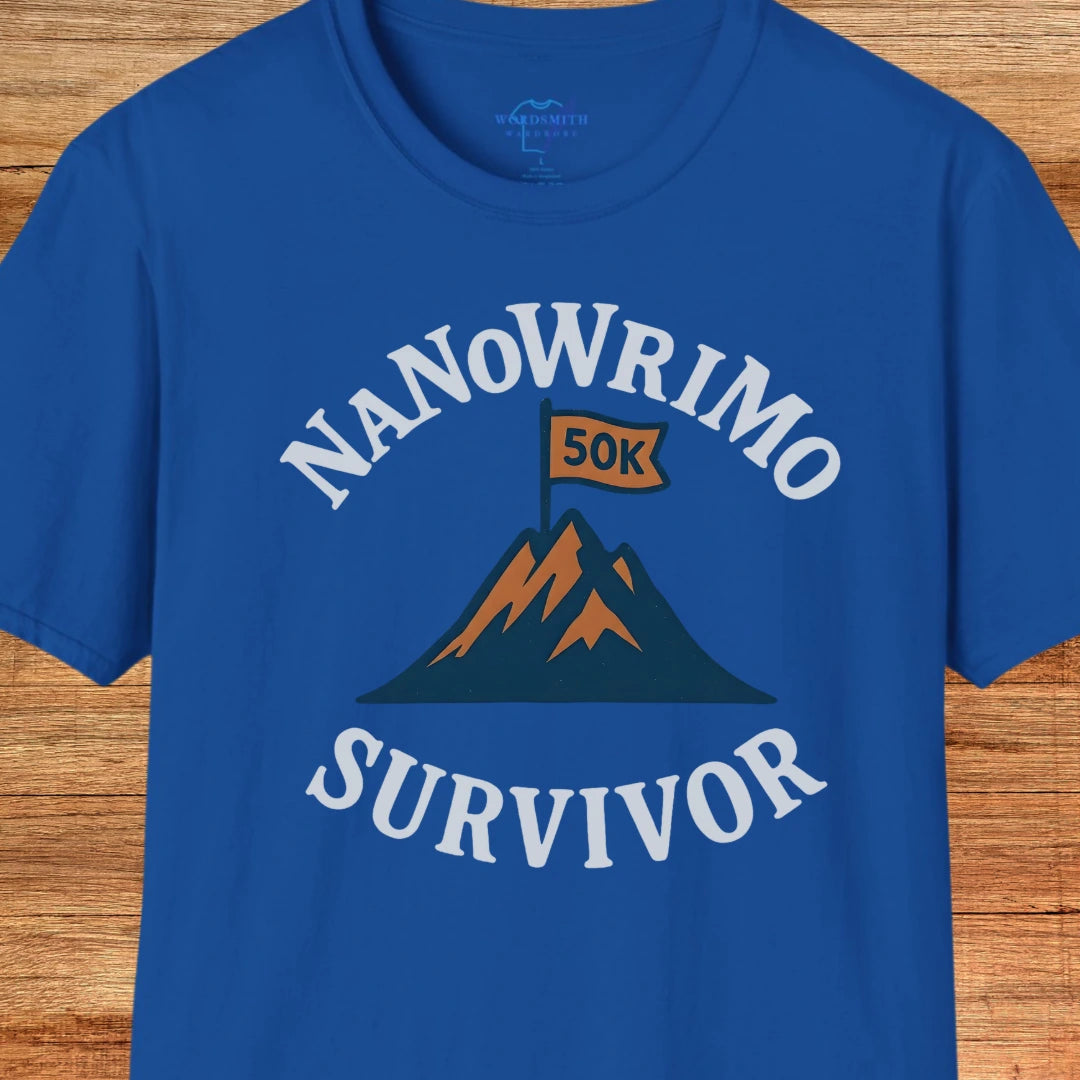 NaNoWriMo Survivor Shirt - Royal