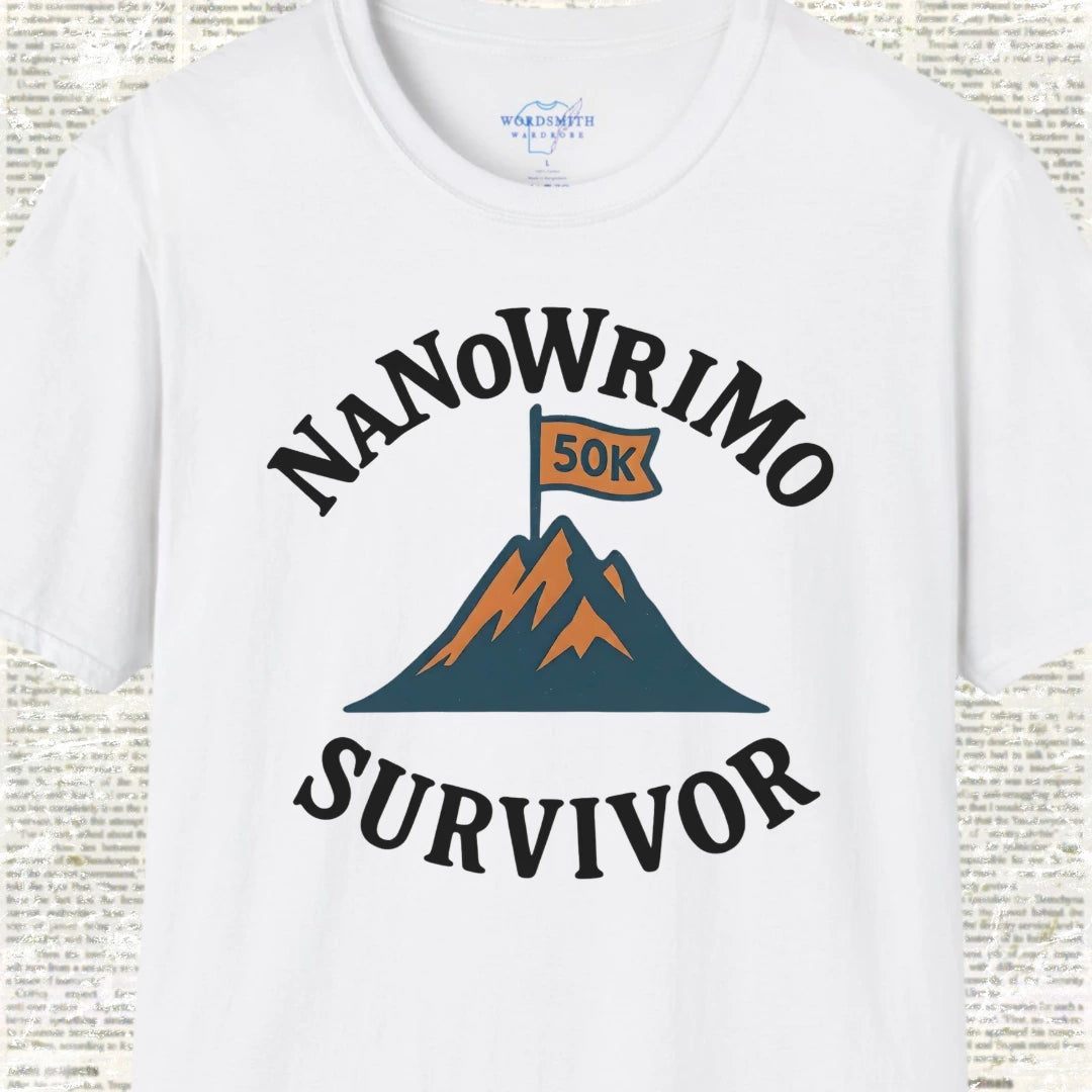 NaNoWriMo Survivor Shirt - White