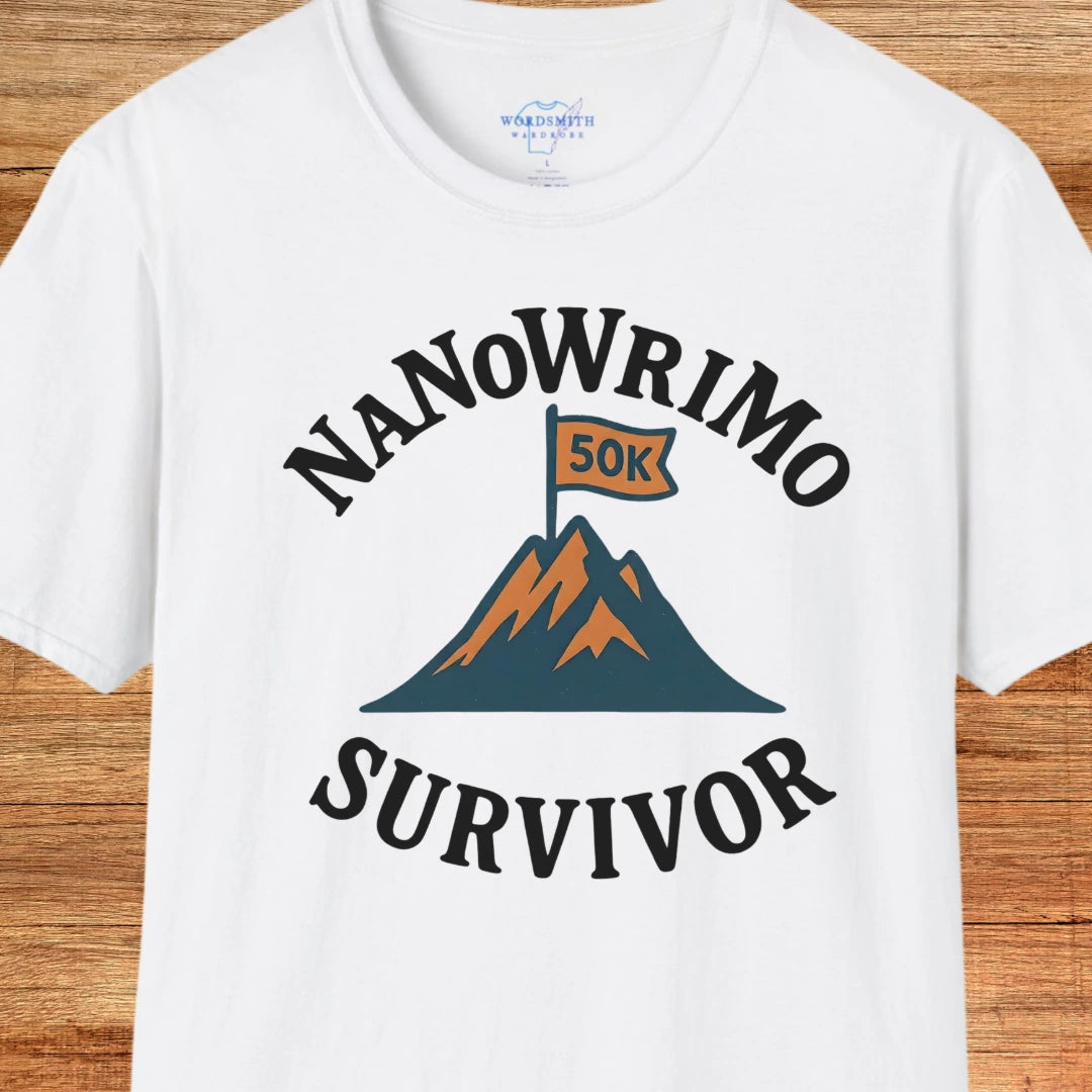 NaNoWriMo Survivor Shirt - White