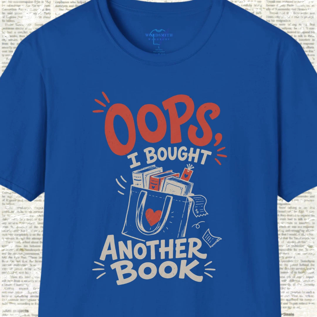 Oops I Bought Another Book T-Shirt - Royal