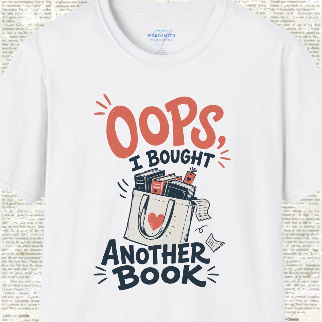 Oops I Bought Another Book T-Shirt - White