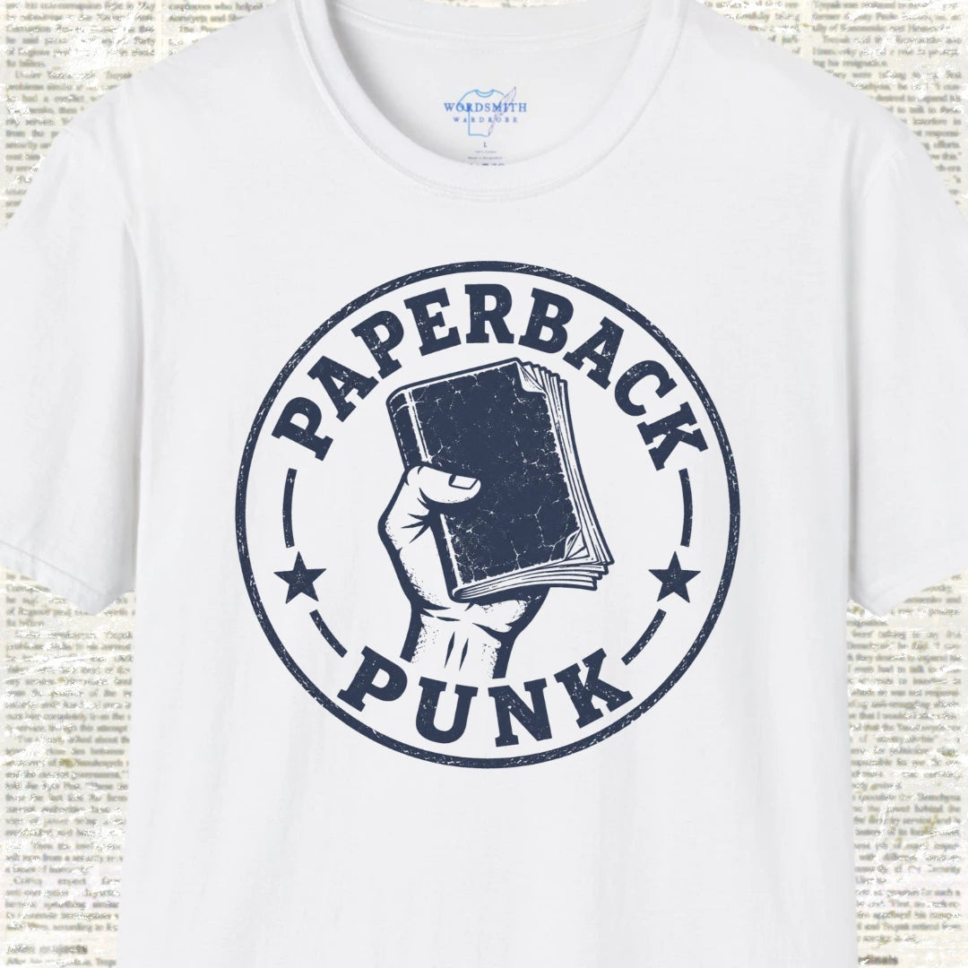 Paperback Punk T-Shirt  - White