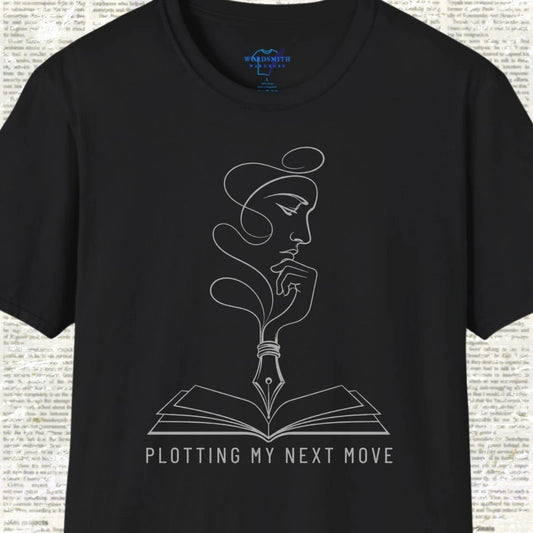Plotting My Next Move T-Shirt - Black