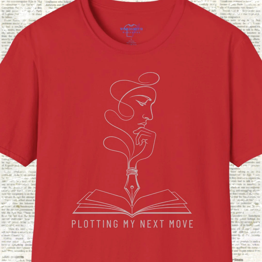Plotting My Next Move T-Shirt - Red