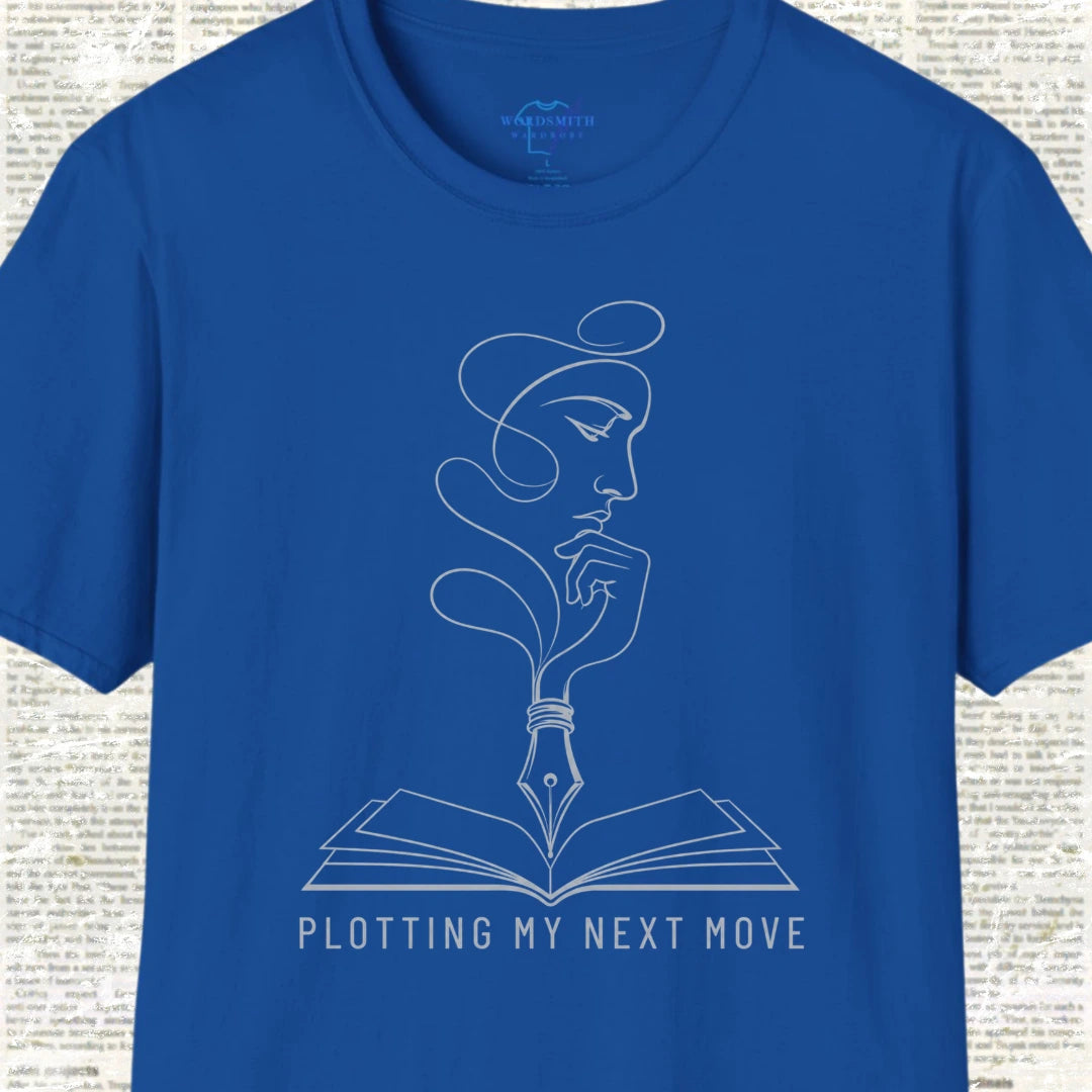 Plotting My Next Move T-Shirt - Royal