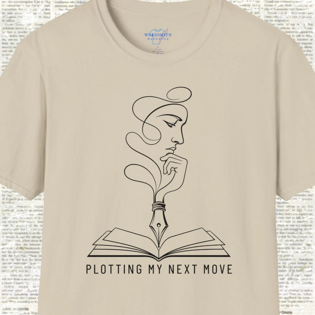 Plotting My Next Move T-Shirt - Sand
