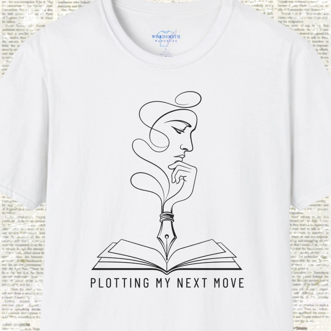 Plotting My Next Move T-Shirt - White