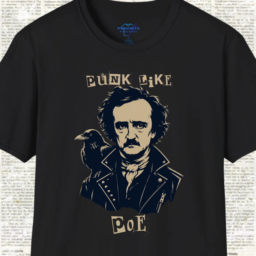Punk Like Poe T-Shirt - Black