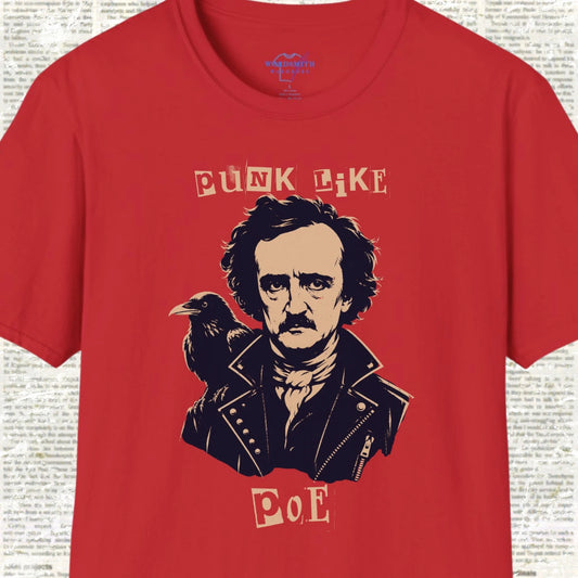 Punk Like Poe T-Shirt - Red