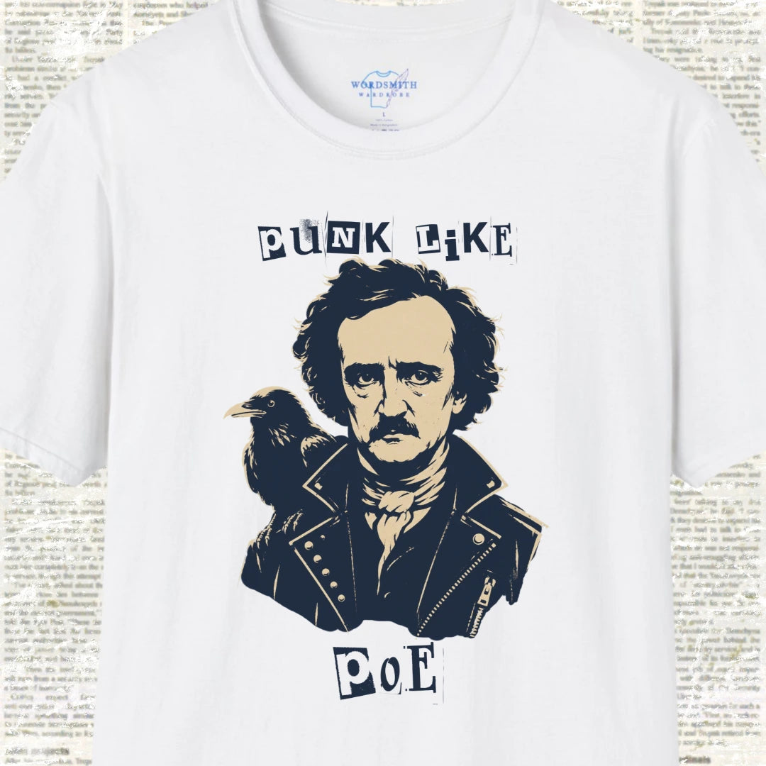 Punk Like Poe T-Shirt - White