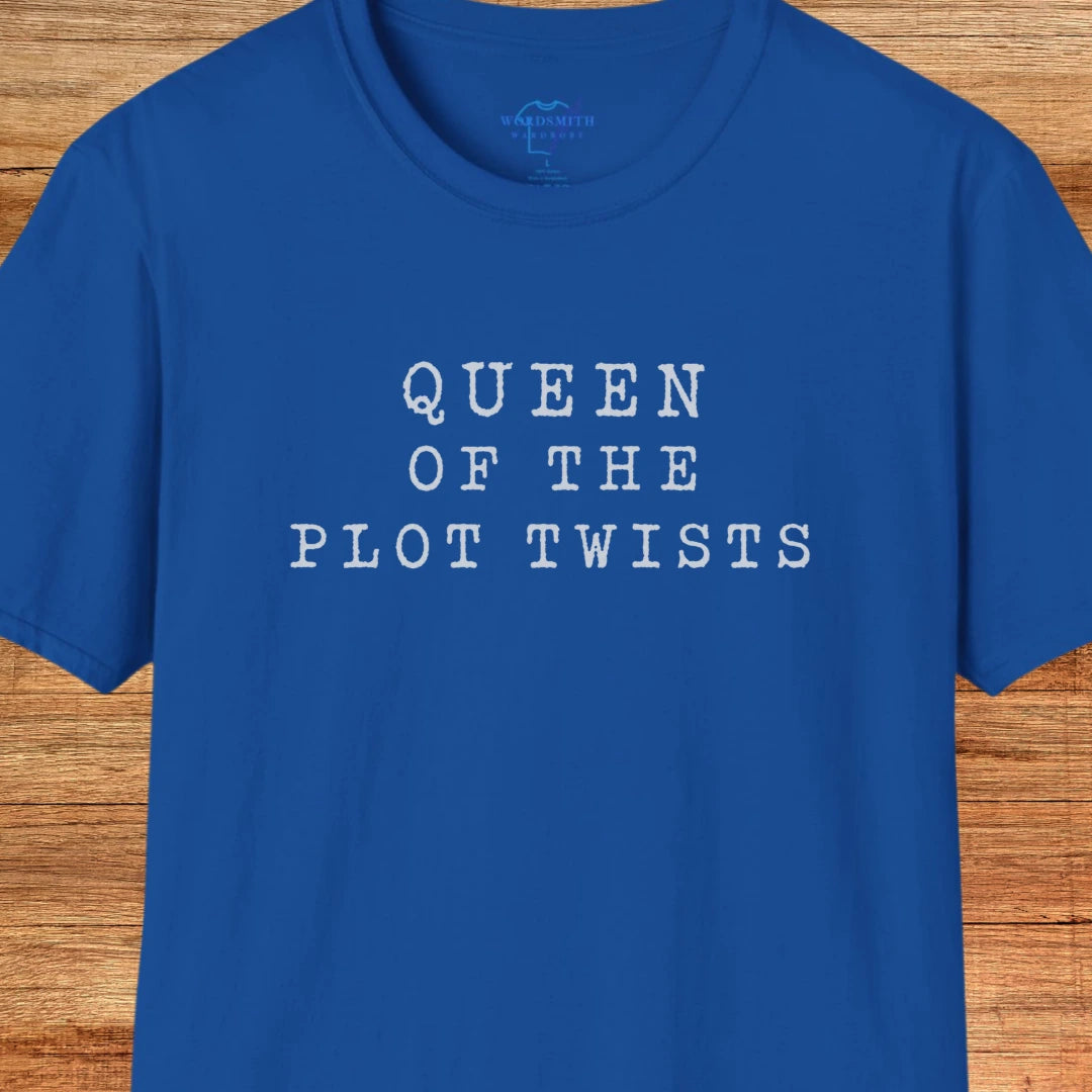 Queen of the Plot Twists Shirt - Royal