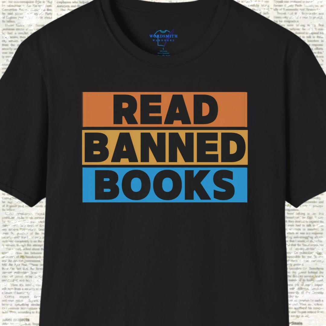 Read Banned Books Shirt - Black