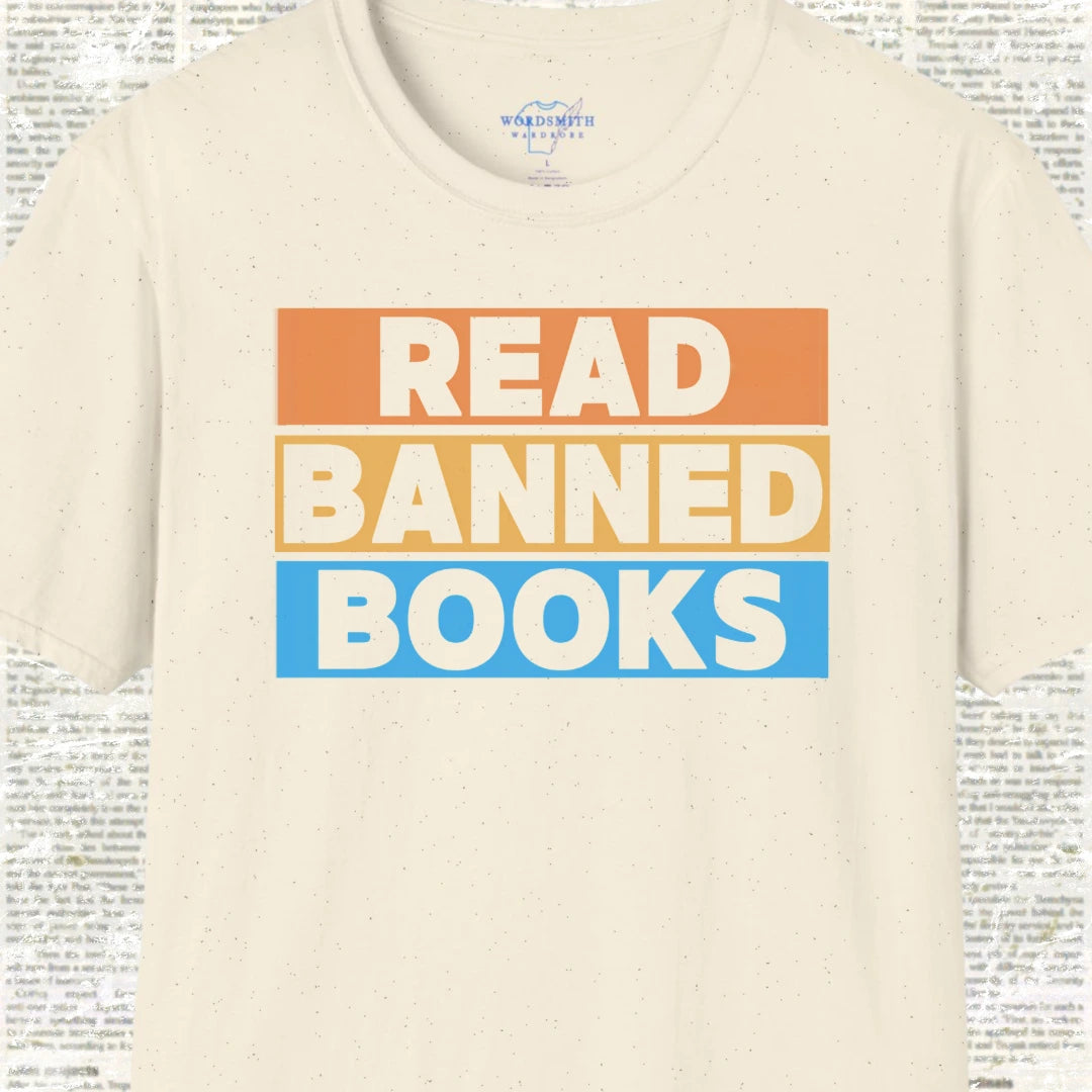 Read Banned Books Shirt - Natural