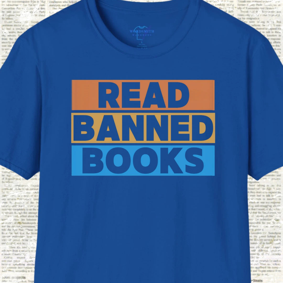 Read Banned Books Shirt - Royal