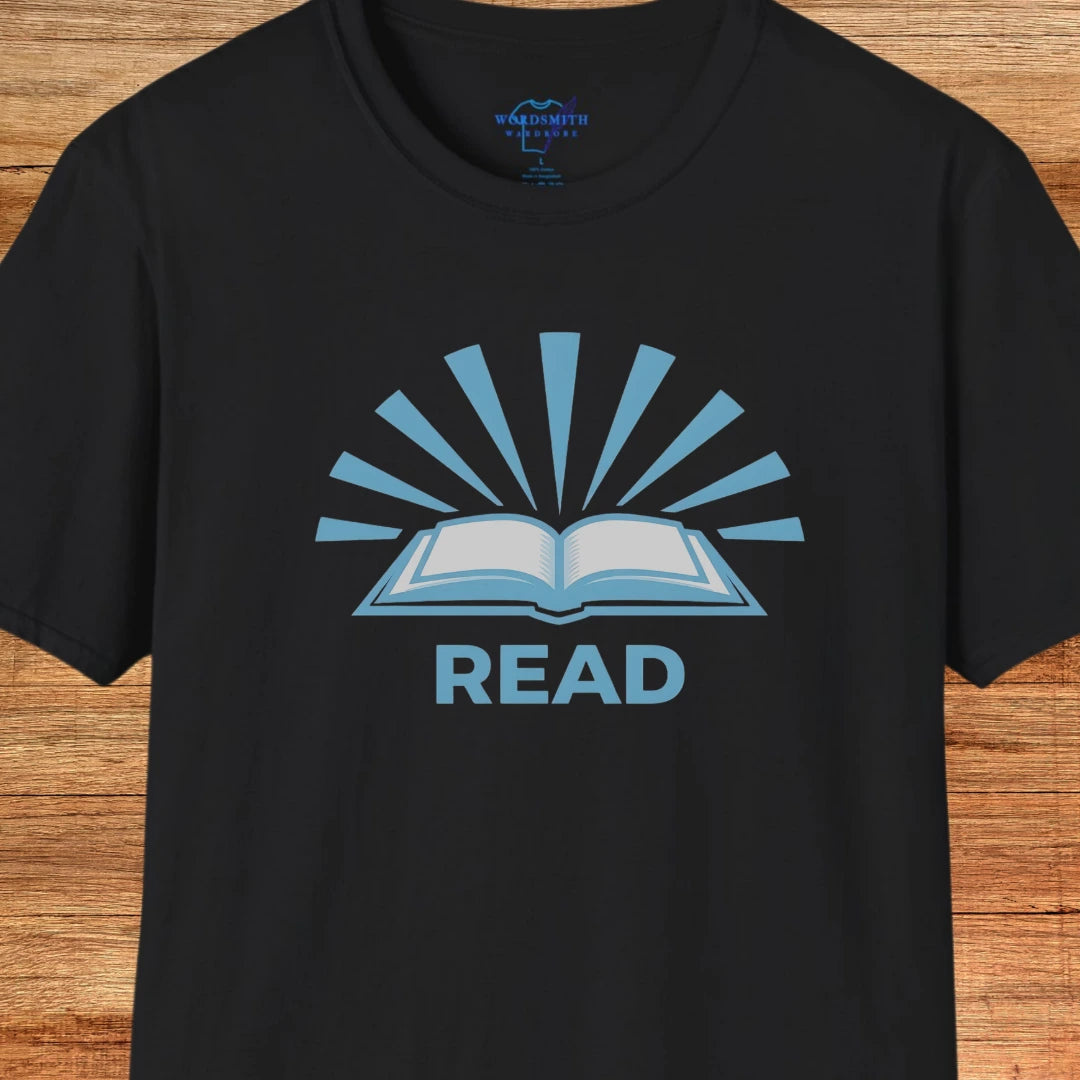 READ – Bold Book Lover Shirt - Black