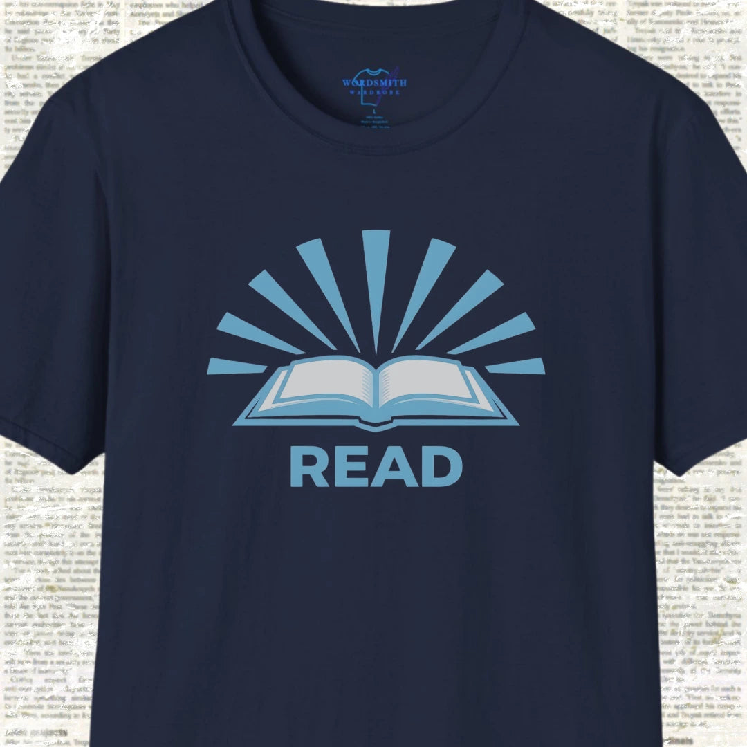 READ – Bold Book Lover Shirt - Navy