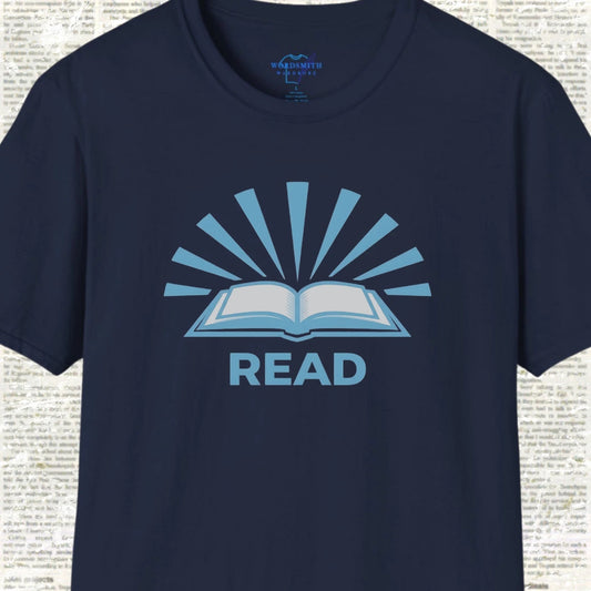 READ – Bold Book Lover Shirt - Navy