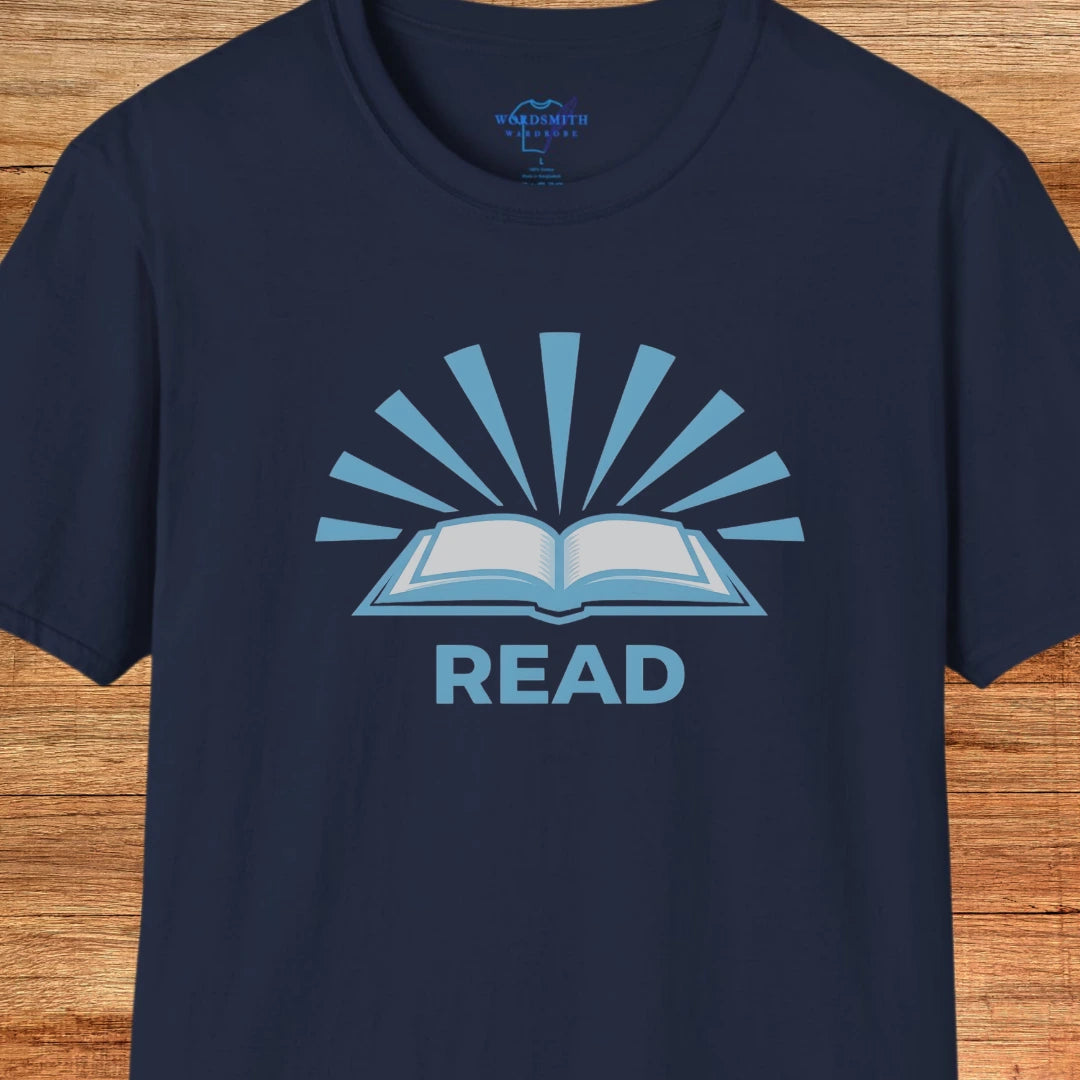 READ – Bold Book Lover Shirt - Navy