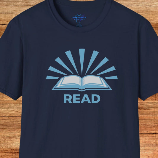 READ – Bold Book Lover Shirt - Navy