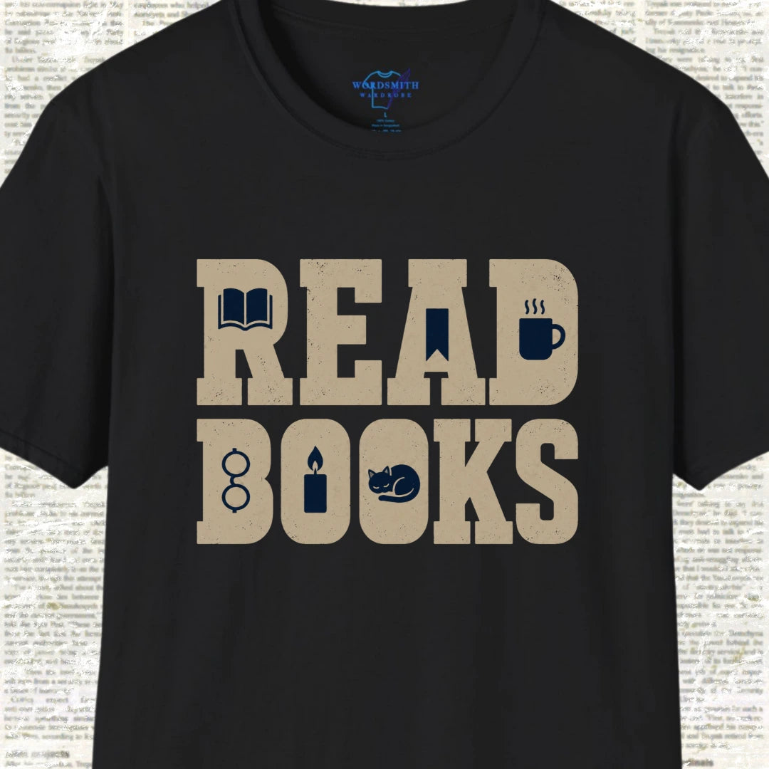 Read Books – T-Shirt - Black