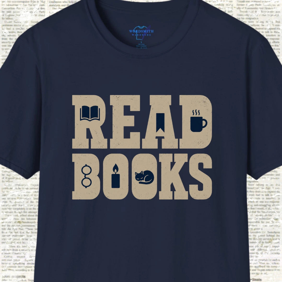 Read Books – T-Shirt - Navy