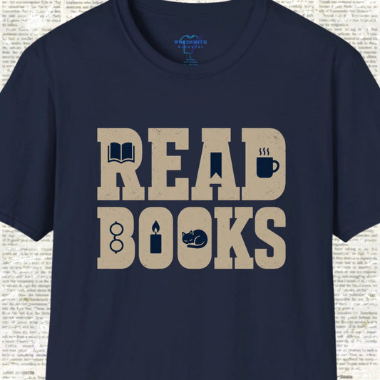 Read Books – T-Shirt - Navy