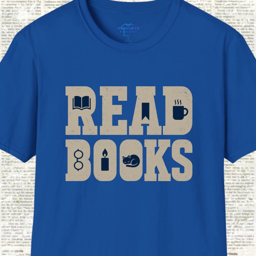 Read Books – T-Shirt - Royal