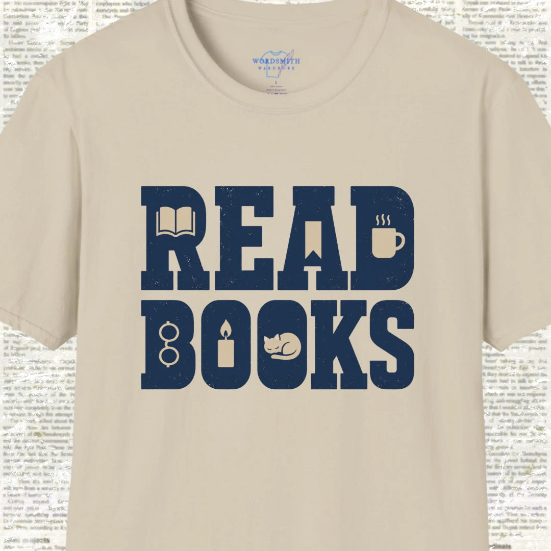 Read Books – T-Shirt - Sand