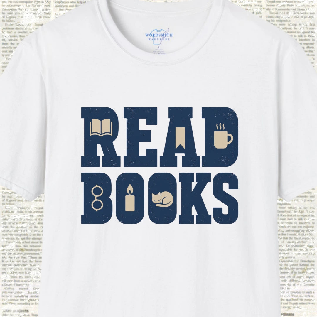 Read Books – T-Shirt - White