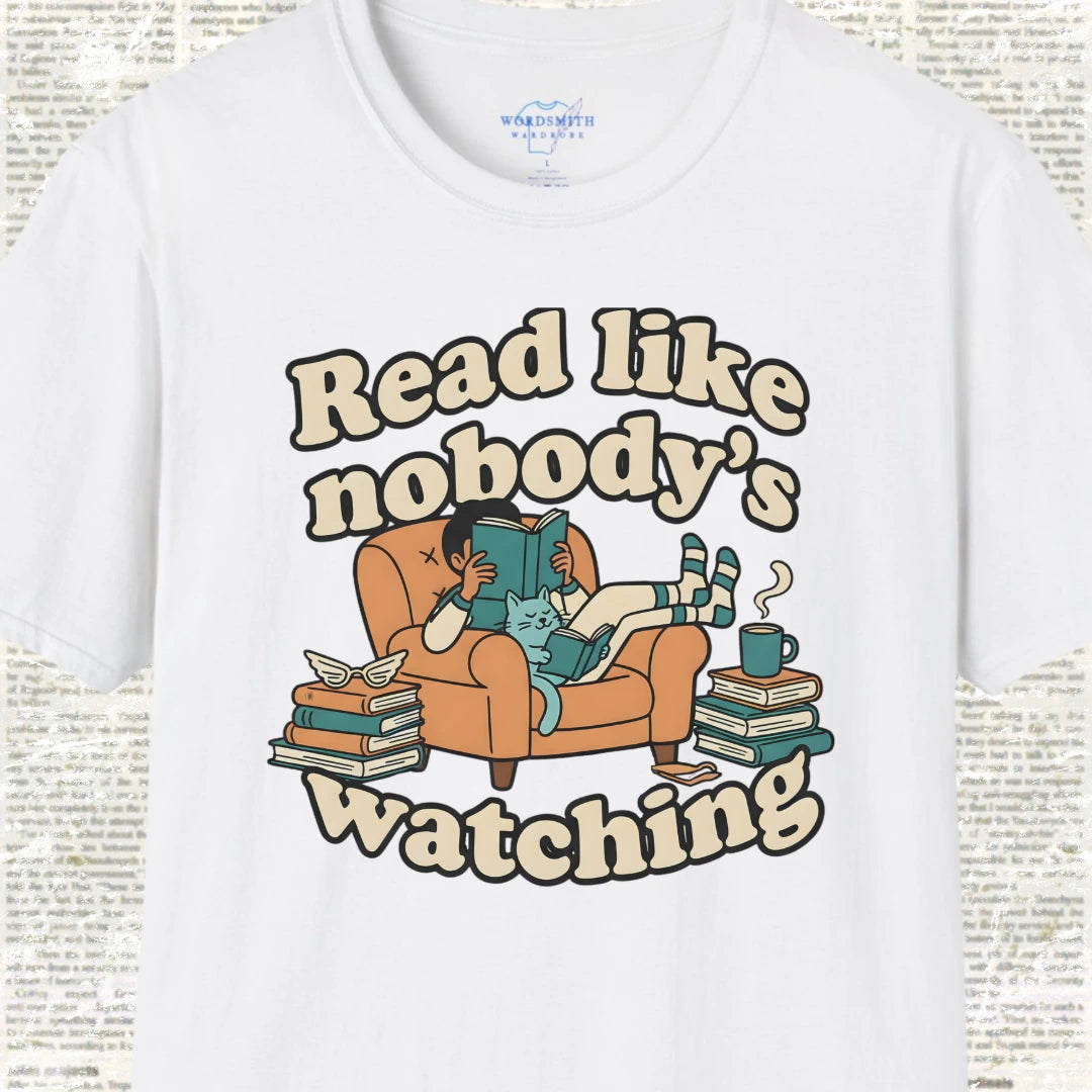 Read Like Nobody’s Watching - White