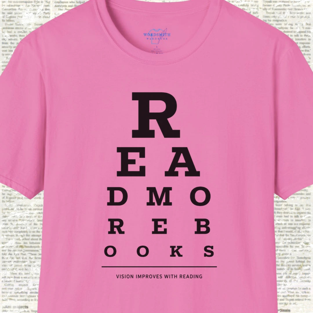 Read More Books T-Shirt - Azalea