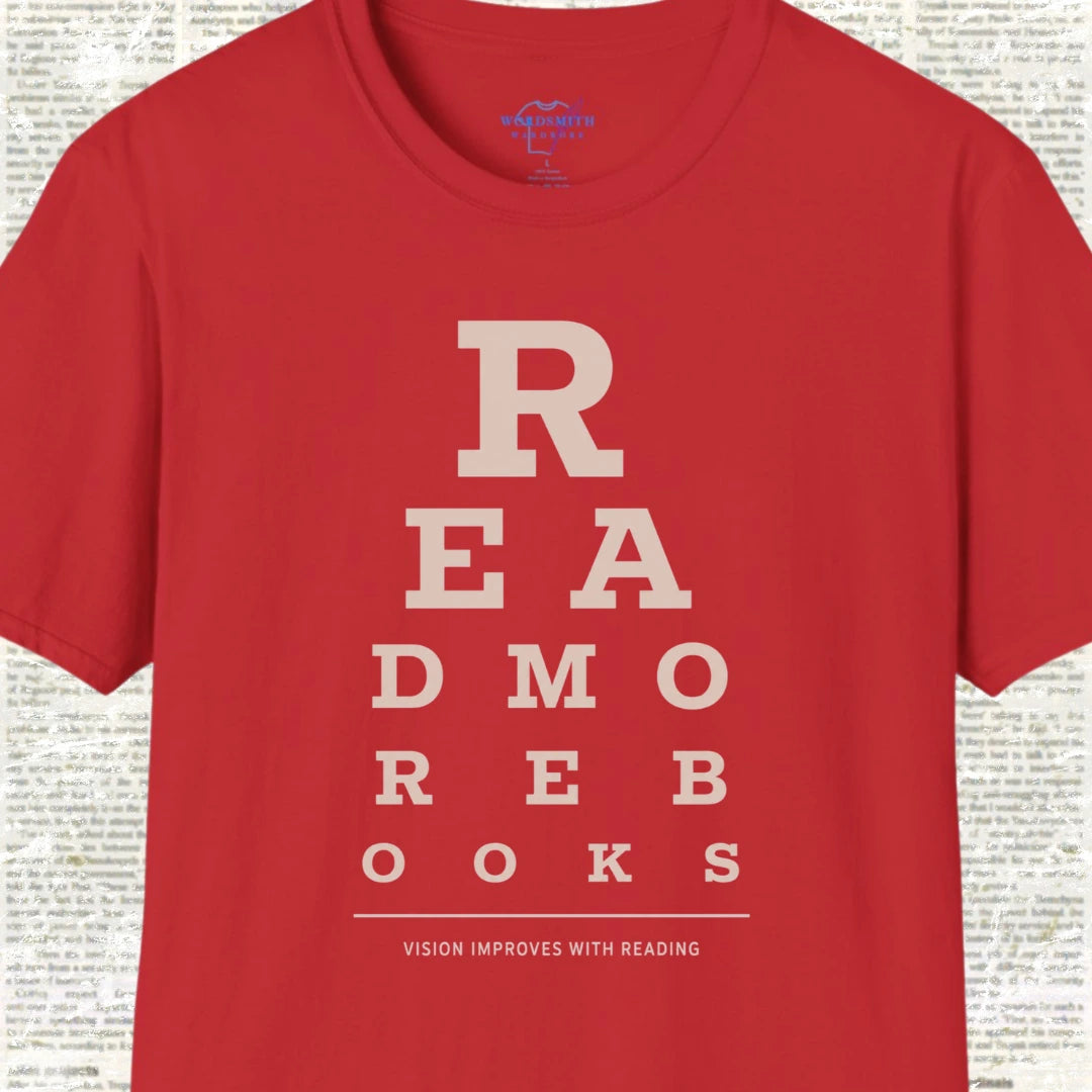 Read More Books T-Shirt - Red