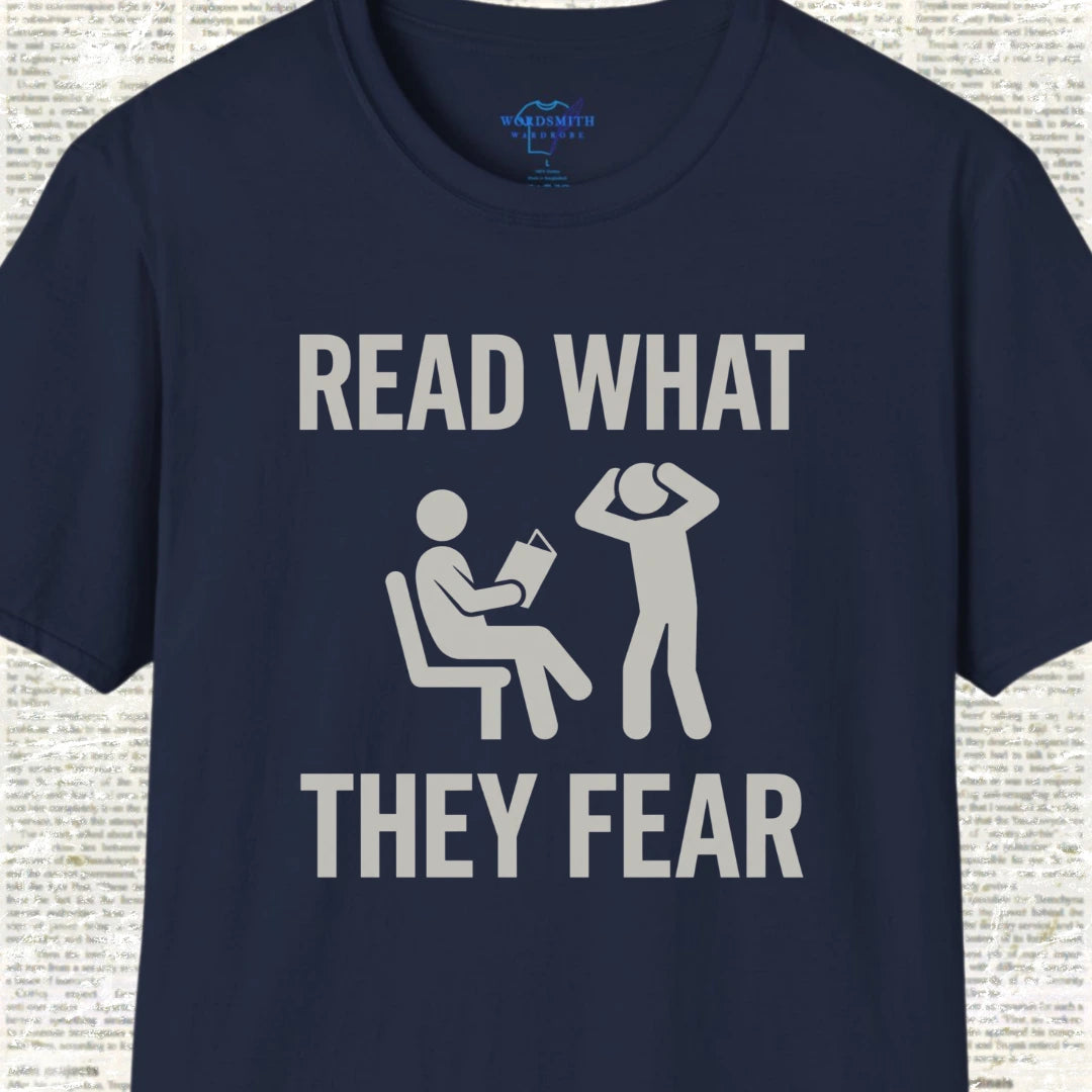 Read What They Fear T-Shirt - Navy