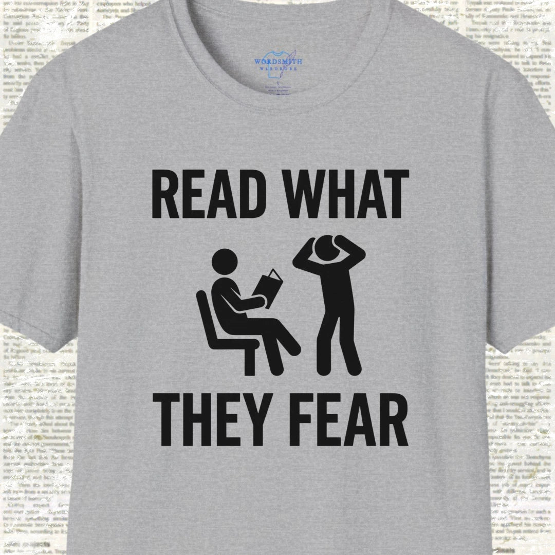 Read What They Fear T-Shirt - Sport Grey