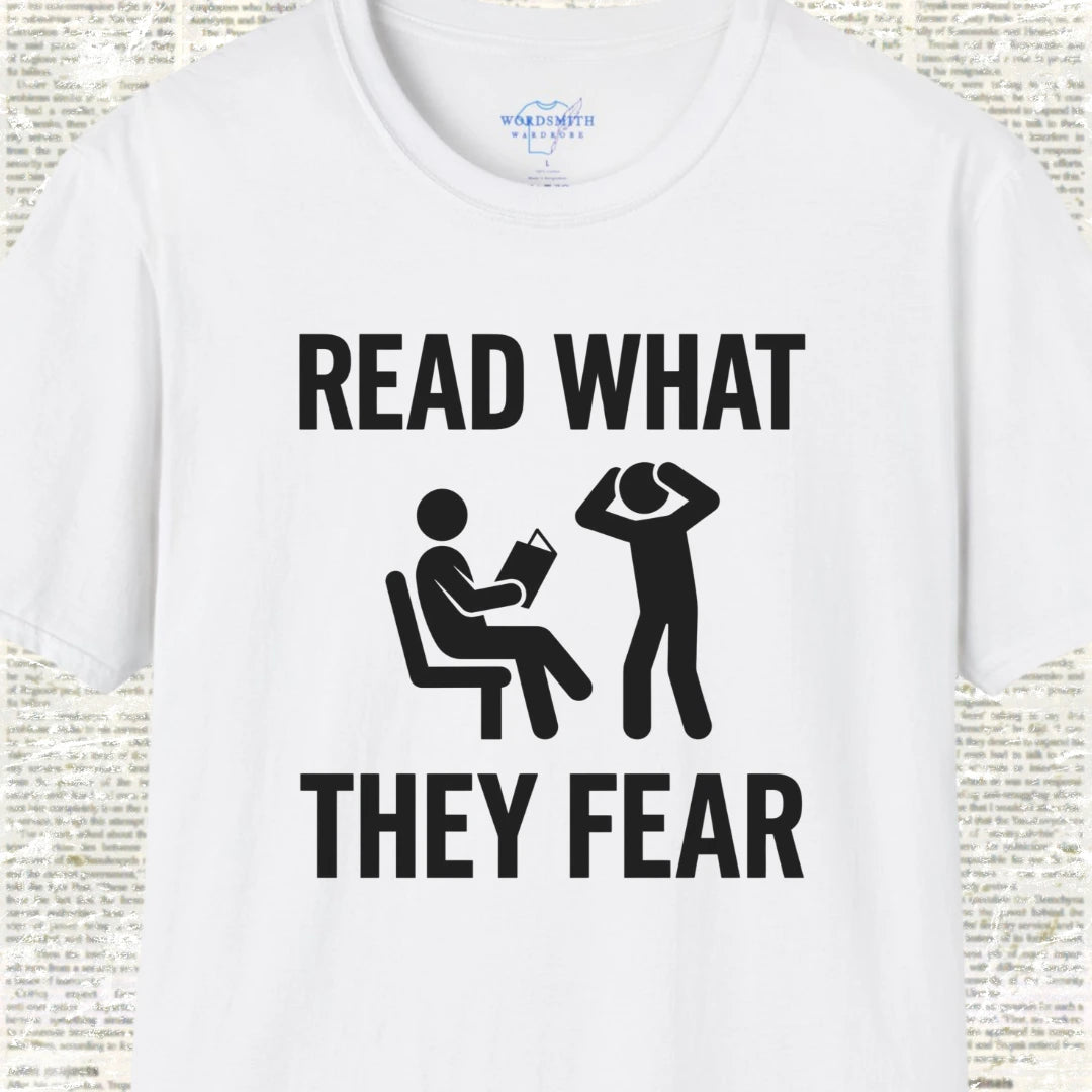 Read What They Fear T-Shirt - White