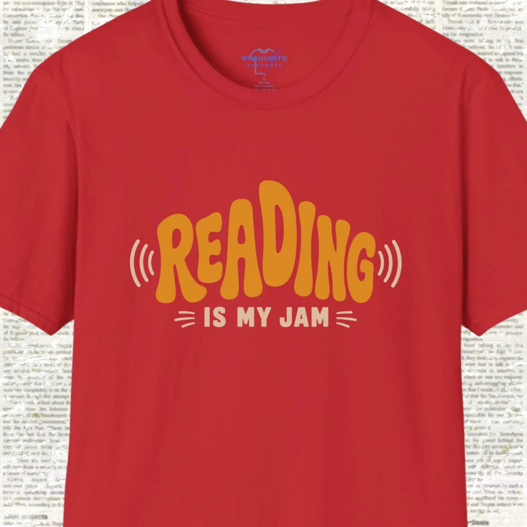 Reading Is My Jam T-Shirt - Red