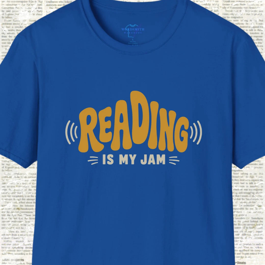 Reading Is My Jam T-Shirt - Royal