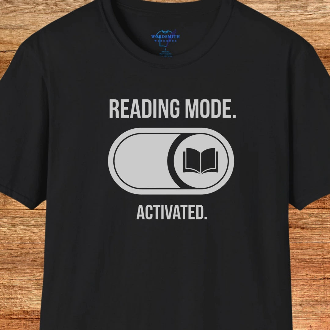 Reading Mode Activated Shirt - Black