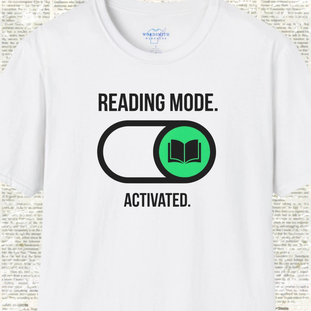 Reading Mode Activated Shirt - White