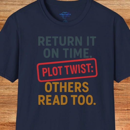 Return It On Time Shirt - Navy