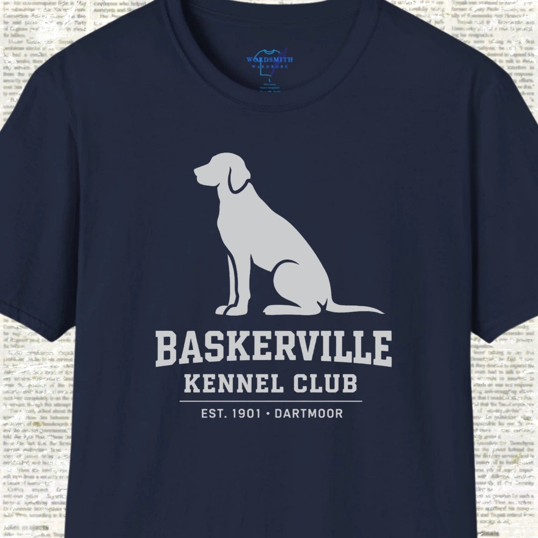 Sherlock Holmes Literary T-Shirt - Navy