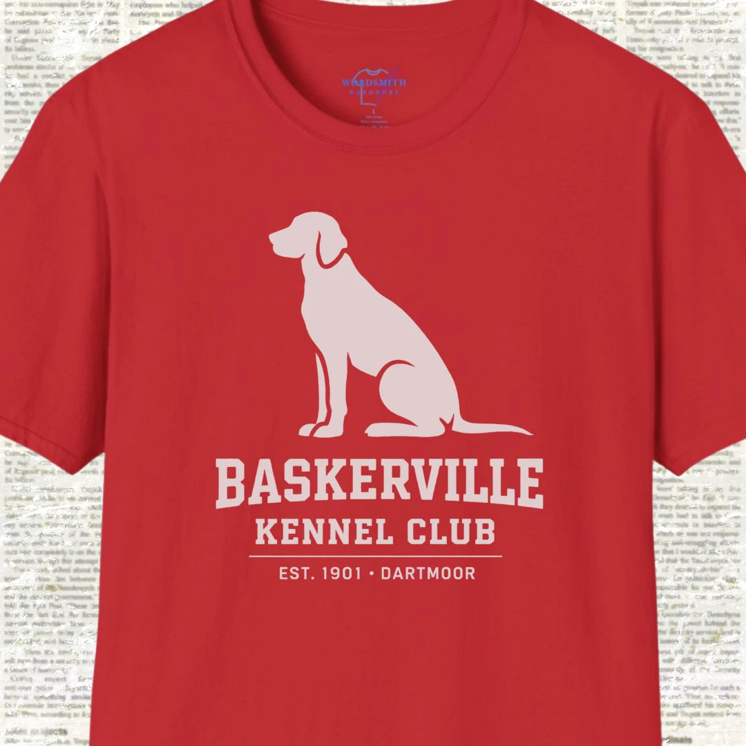 Sherlock Holmes Literary T-Shirt - Red