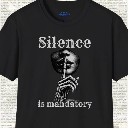 Silence Is Mandatory – Librarian Humor Shirt - Black